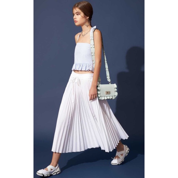 red valentino light blue dress